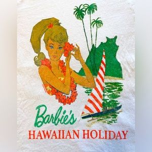 Junk Food Clothing Barbie Hawaiian Holiday women’s T-Shirt.
